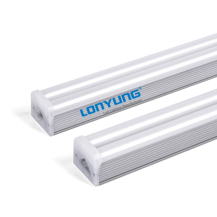 Linear dimmable batten fixture aluminium tubi housing 4ft 5ft 8ft 36w 20w 18w t5 led tubes light