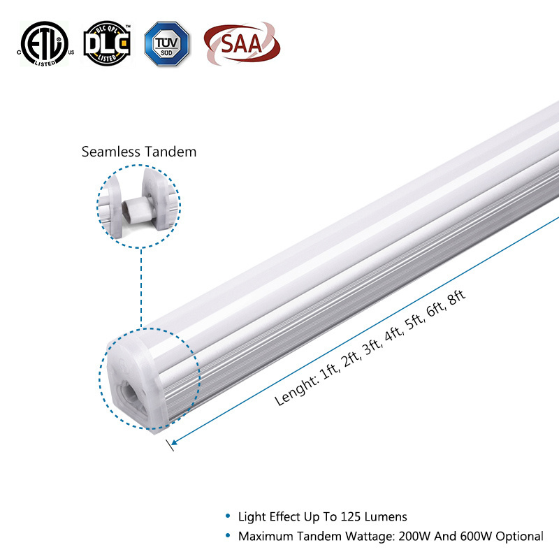 High Light effect good price 30cm/60cm/90cm/120cm led tube light 15w Easy installation linkabl led t5 tube easy to replacement