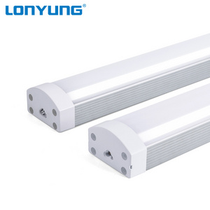 Lonyung indoor 120cm 2ft 4Ft 6ft 3500k Led Ceiling Pendant Linear Lights Linkable Led Batten lights Fixture