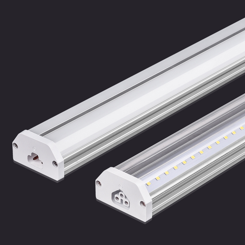 Lonyung aluminium linkable tubi integrated fixture 18w 20w 36w 60w  linear double t5 led tubes light