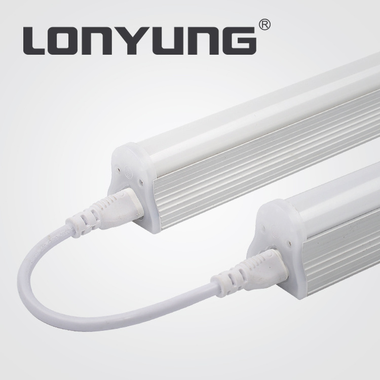 Surface mounted indoor supermarket aluminum 8 foot 8ft intergrated fixture 4 feet 4ft linkable linear led t8 shop tube lights