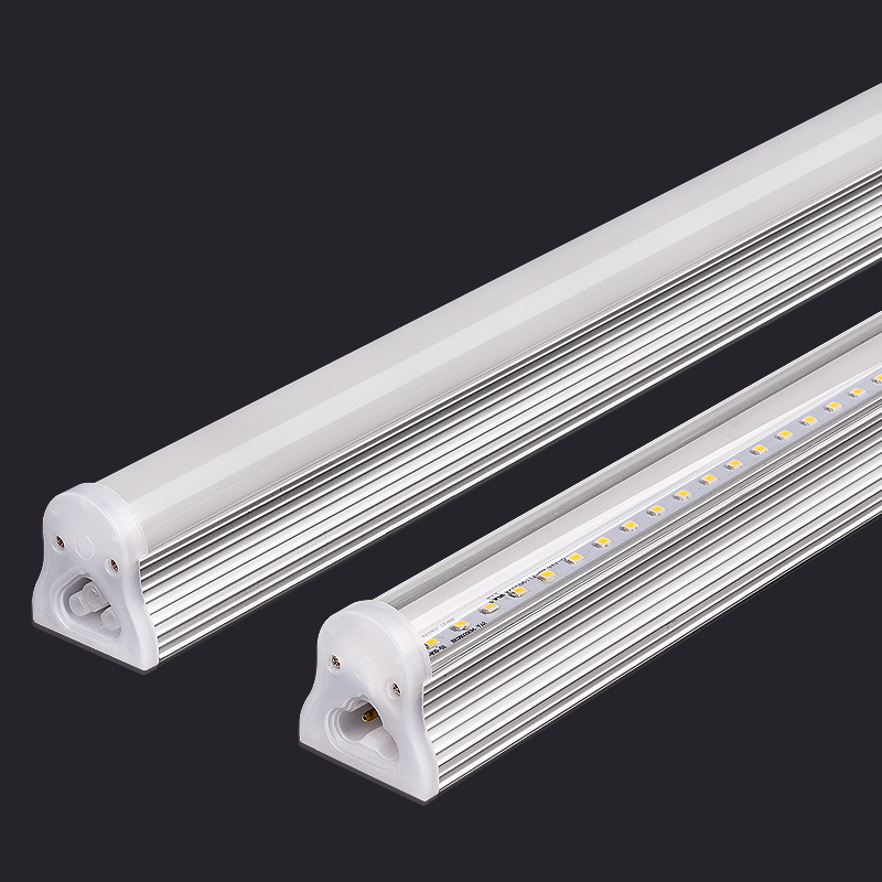 Surface mounted indoor supermarket aluminum 8 foot 8ft intergrated fixture 4 feet 4ft linkable linear led t8 shop tube lights