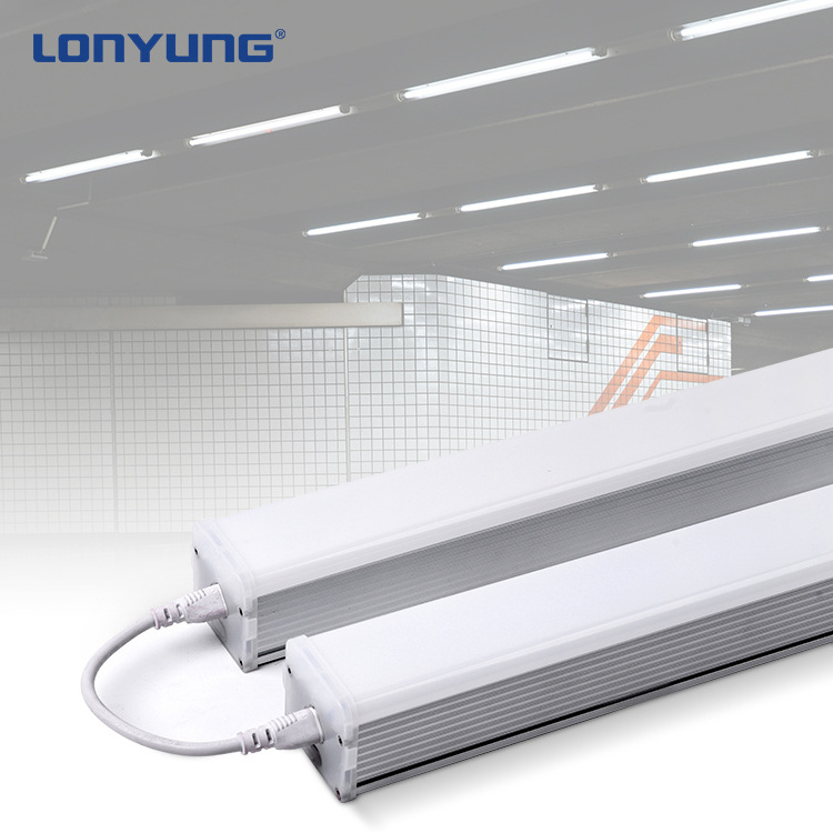 New high quality 60W 120W linear lamp 1200mm 2400mm 120lm/w led tube light AC100-277V use for garage