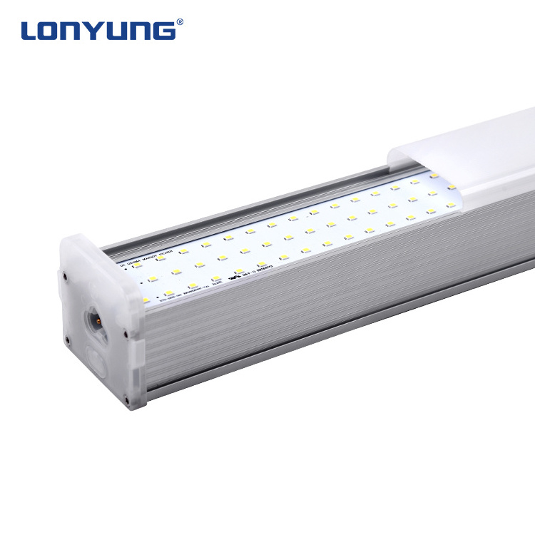 Hot Sale factory warehouse  eclairage lineaire linkable 4ft 8ft 60w 120w 5000k 6000k shop Led linear Lighting