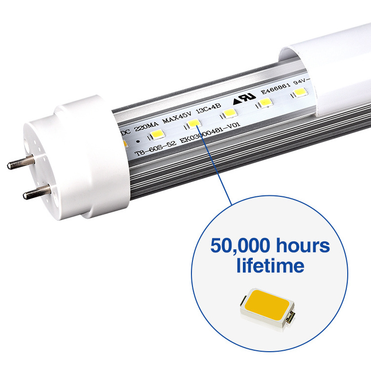 ETL CE Led shop tube light 5000k 2ft 4ft 5ft 8ft 9w 15w 18w 22w 44w 120cm aluminum G13 T8 LED Tube Light