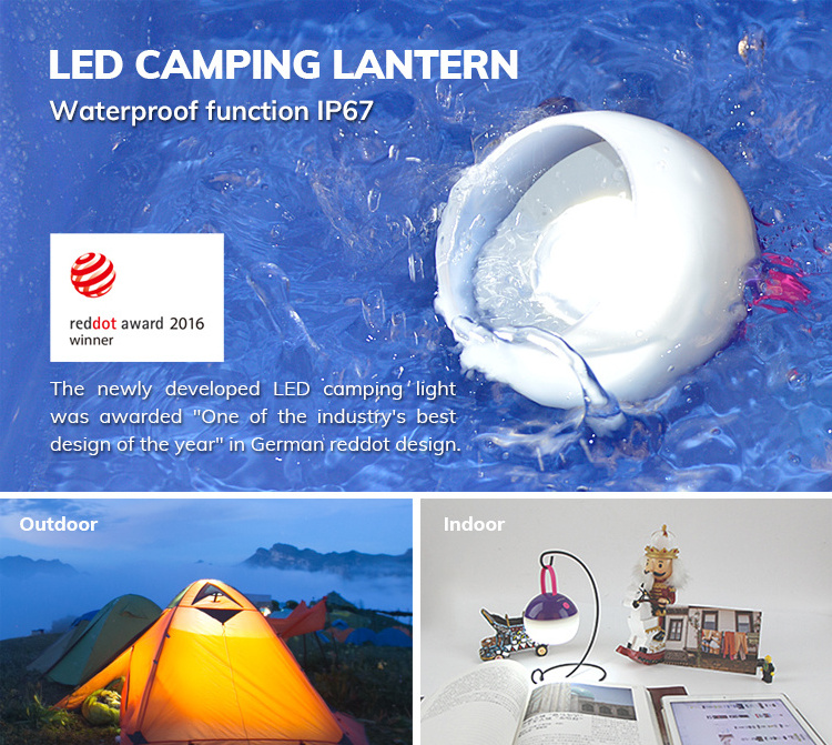 Portable LED Camping Light Table Lamp Night Light For Bedroom Camping