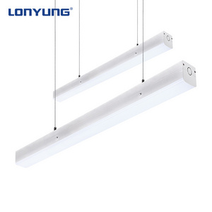 Oem/Odm 4Ft 8Ft 60W 120W Etl Ce Cct Dimmable Louver Linear Lens Aluminum Linear Light