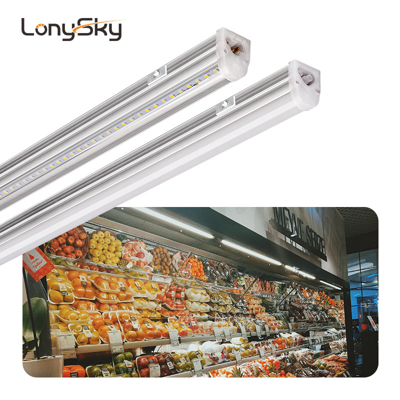 High brightness Pc Cover 120lm/W 4ft 15w 20w white aluminum led tube t5 integrated  light