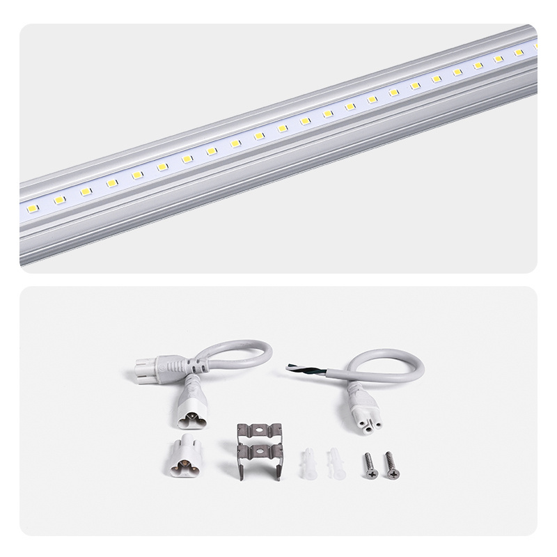 High brightness Pc Cover 120lm/W 4ft 15w 20w white aluminum led tube t5 integrated  light