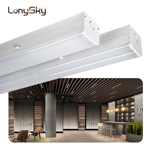 Indoor office suspended 1200mm 60w linkable ceiling led batten linear shop lighting fixture