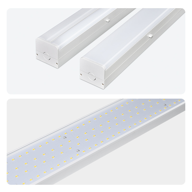 Indoor office suspended 1200mm 60w linkable ceiling led batten linear shop lighting fixture