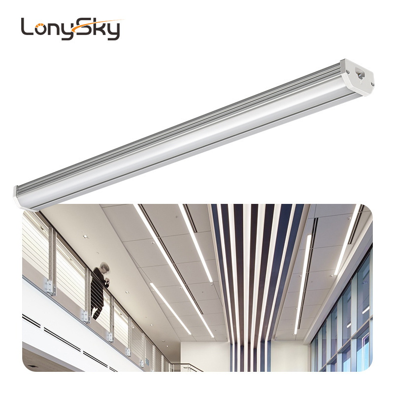 Custom indoor surface mounted 85cm 4 foot 8ft supermarket shop lighting double t5 fixtures led integrated tube light