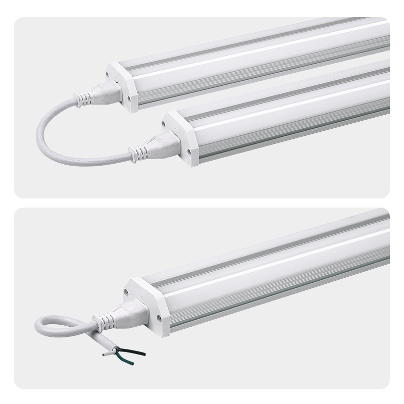 Custom indoor surface mounted 85cm 4 foot 8ft supermarket shop lighting double t5 fixtures led integrated tube light