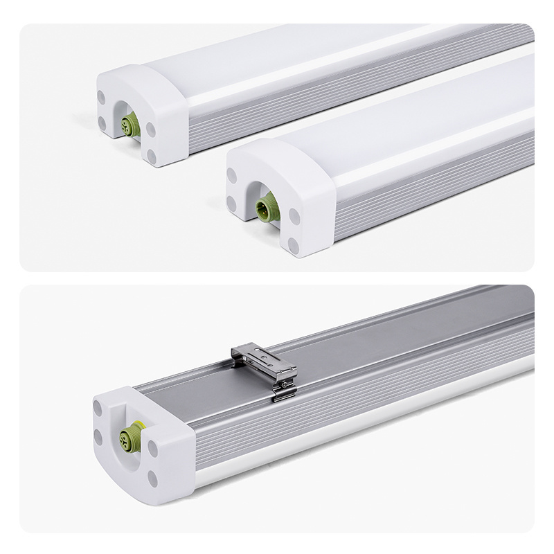 Straight Connection Aluminum Frosted Linkable 3ft 4ft 6ft 8ft Led tri proof Light