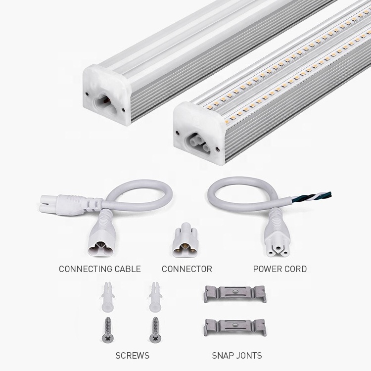 2Ft 3Ft 4Ft 8Ft Indoor Linkable Surface Mounted Aluminum shop Light  Double T5 Tubes Led Batten Light Fixture