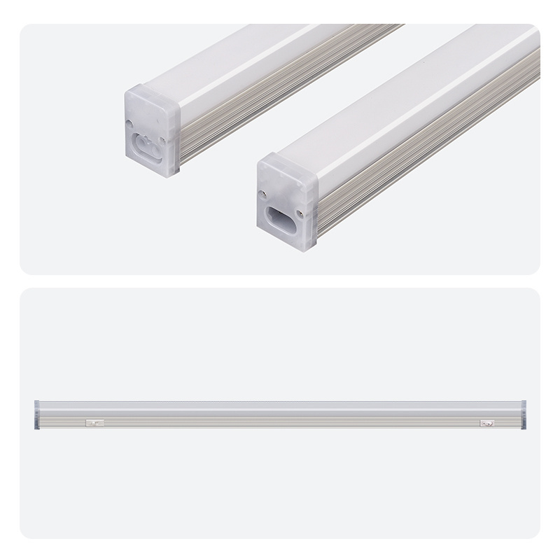 High Brightness T5 6500K 4000K 3000K PC PVC LED Plastic Lamp Tube Light Fixture 1200mm Indoor Shop Office warehouse lighting