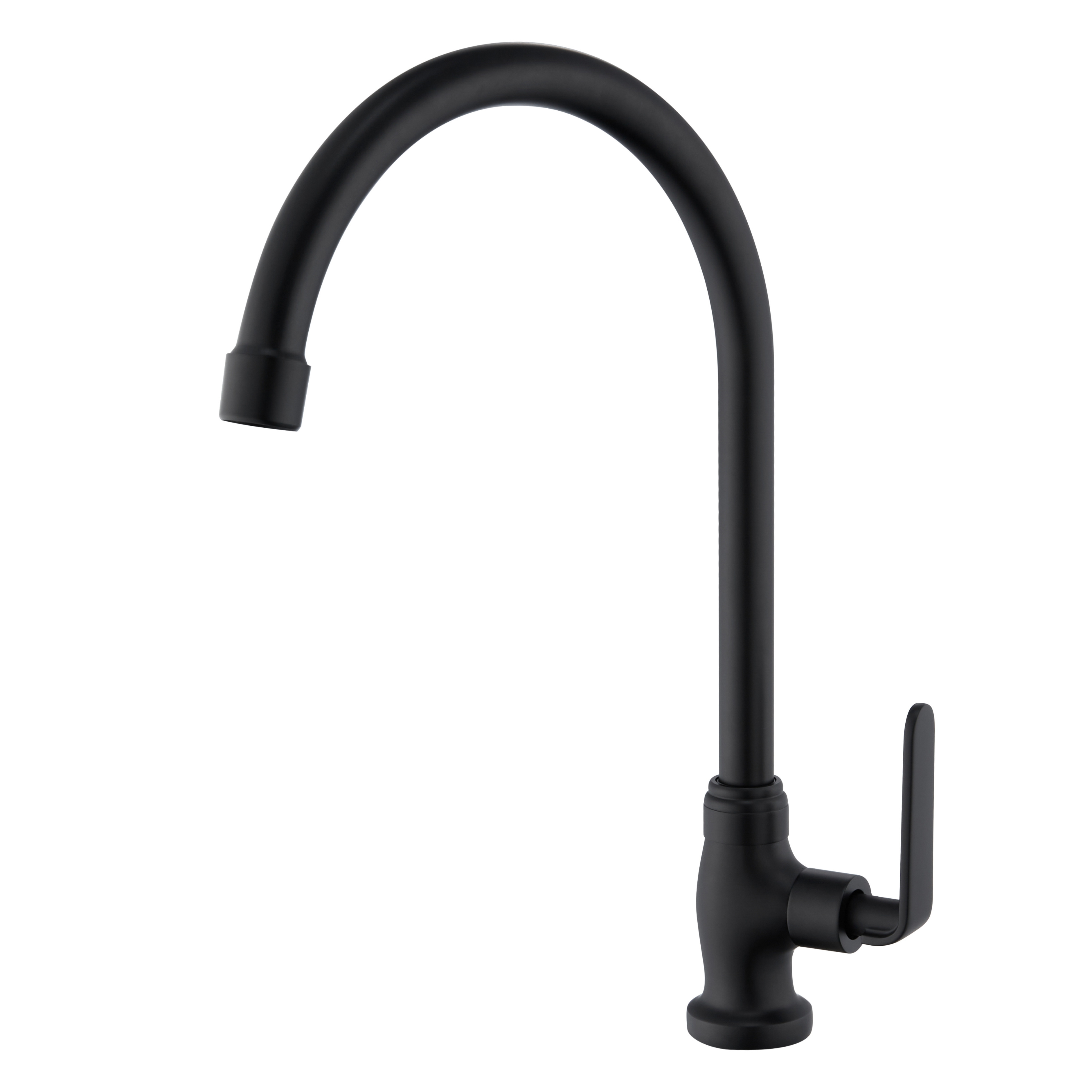 25 Core Cold Water Only Brass Black Sink Kitchen Faucet Bib Cock Angle Valve