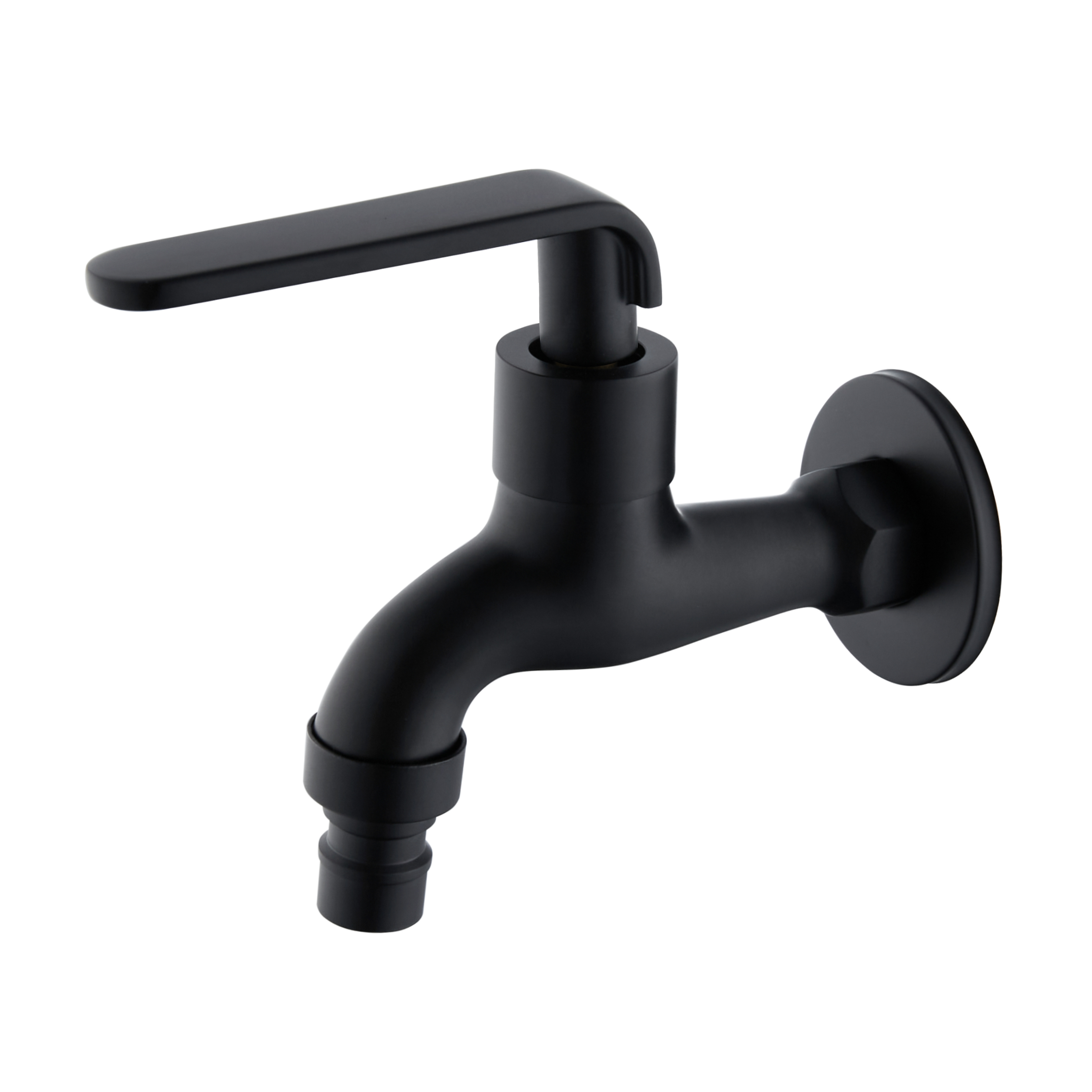 25 Core Cold Water Only Brass Black Sink Kitchen Faucet Bib Cock Angle Valve