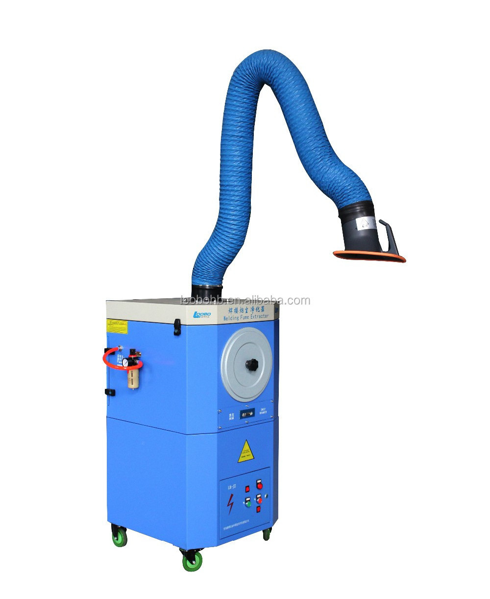 Factory price portable smoke fume extractor/welding smoke exhauster/industrial mobile welding fume extraction unit