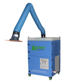 Mobile welding fume extractor/welding smoke purifier with PLC control system