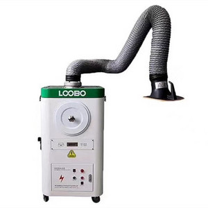 Loobo LB-XZ1500 pulse cleaning welding smoke collector with one or two suction arms