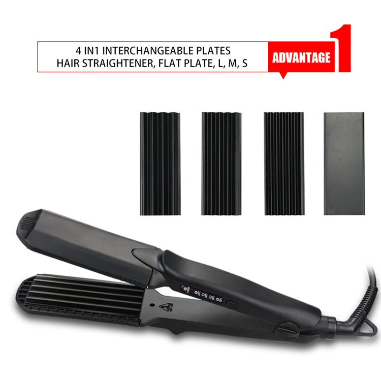 catok rambut mac straightening curling hair iron professional