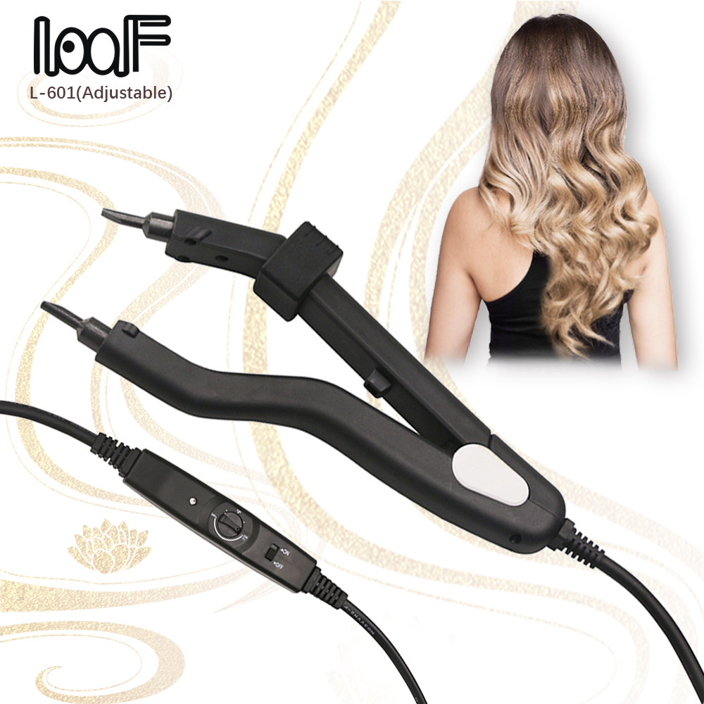 Adjustable Temp Ergonomic Design Keratin Hair Extensions Professional Compete Set Hair Extensional Tools