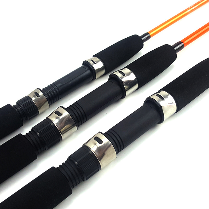 Wholesale 1.23usd 2 section solid glass fiber fishing surf rods shrimp rod Crocodile fiberglass fishing rod