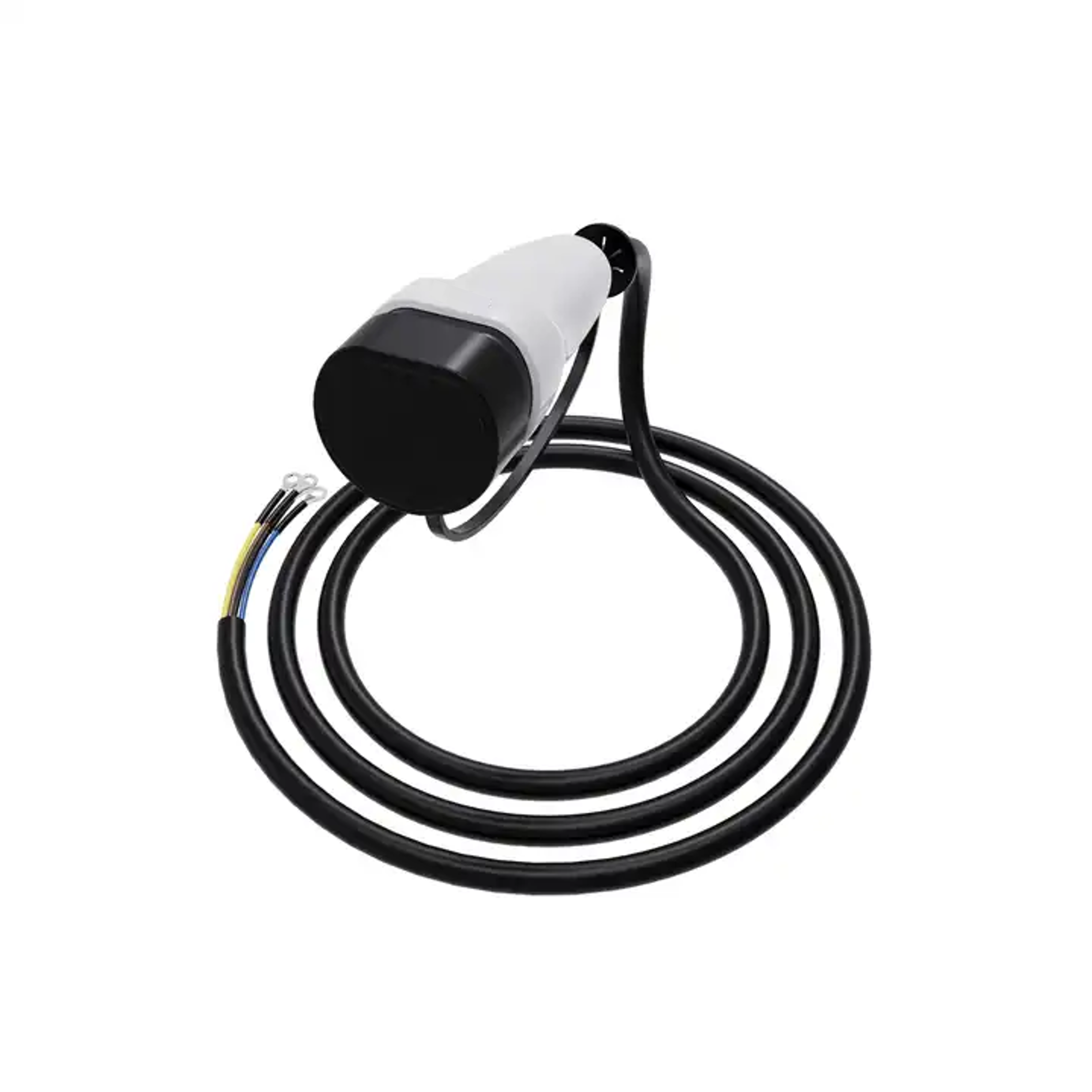 Type 2 7KW single gun single phase 250V 32A 5m cable Customizable Electric Vehicle Charger Retractor