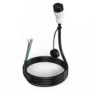 Type 2 7KW single gun single phase 250V 32A 5m cable Customizable Electric Vehicle Charger Retractor