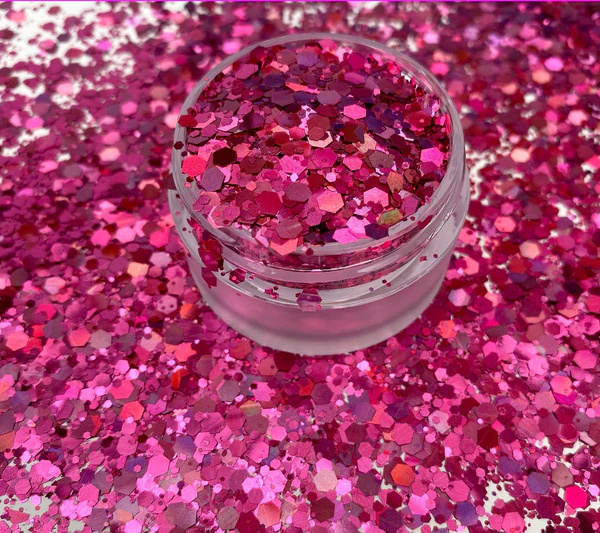 EU Standard 10g Iridescent Chunky Glitter Eco-Friendly Biodegradable Christmas Tree Glitter Customized Fine Glitter Iridescent