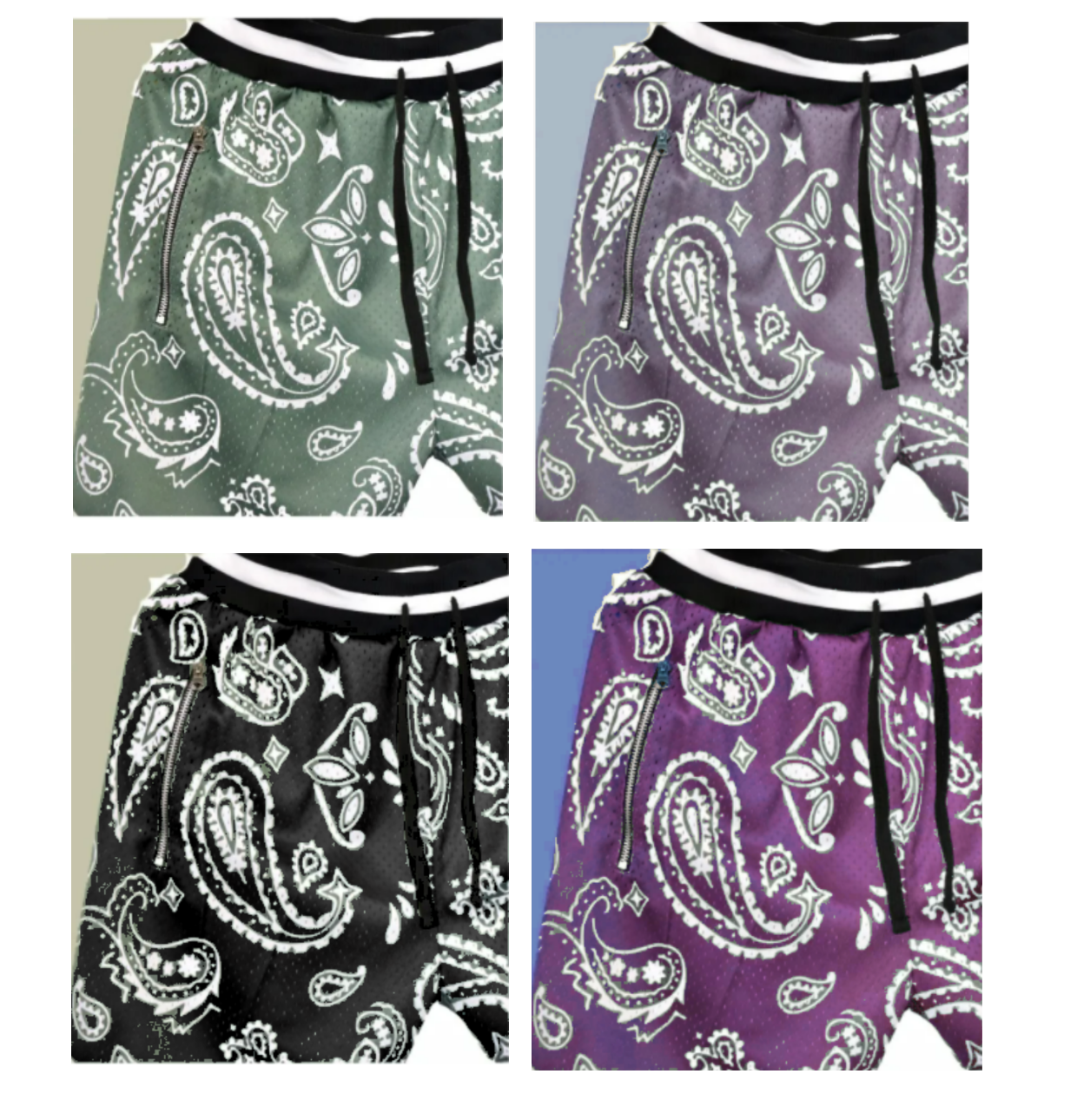 Custom printed shiny breathable mediumh above the knee customable men's embroidery basketball shorts with  pockets