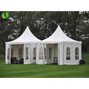 Luxury 10x10m White Aluminum PVC Canopy Wedding Party  Pagoda Tent For Sale