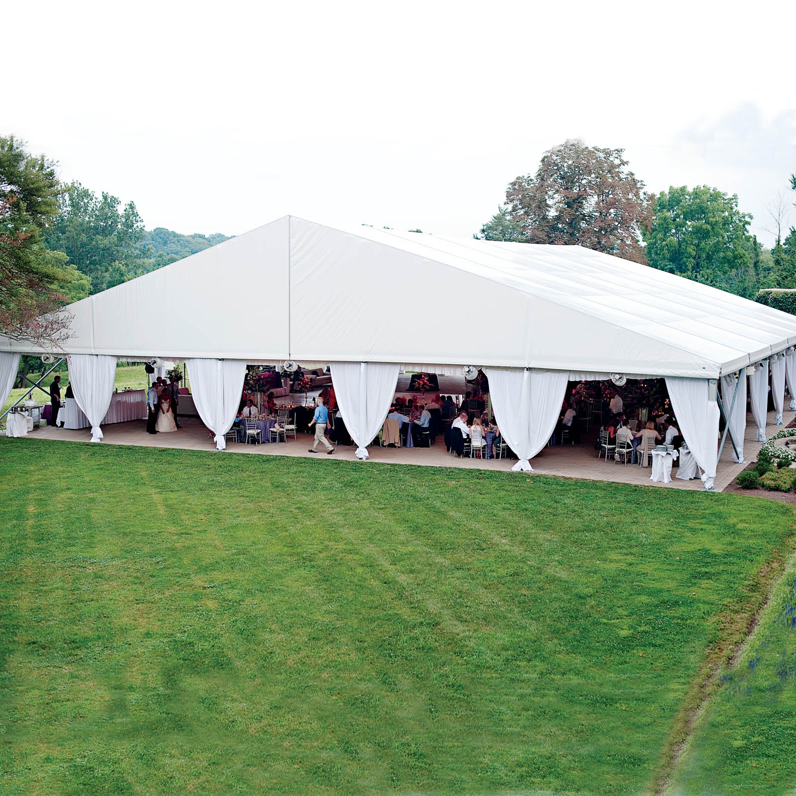 Outdoor Waterproof Aluminum Frame White PVC Tent Marquee Modern Wedding Party Event Tents For 100 To 500 People