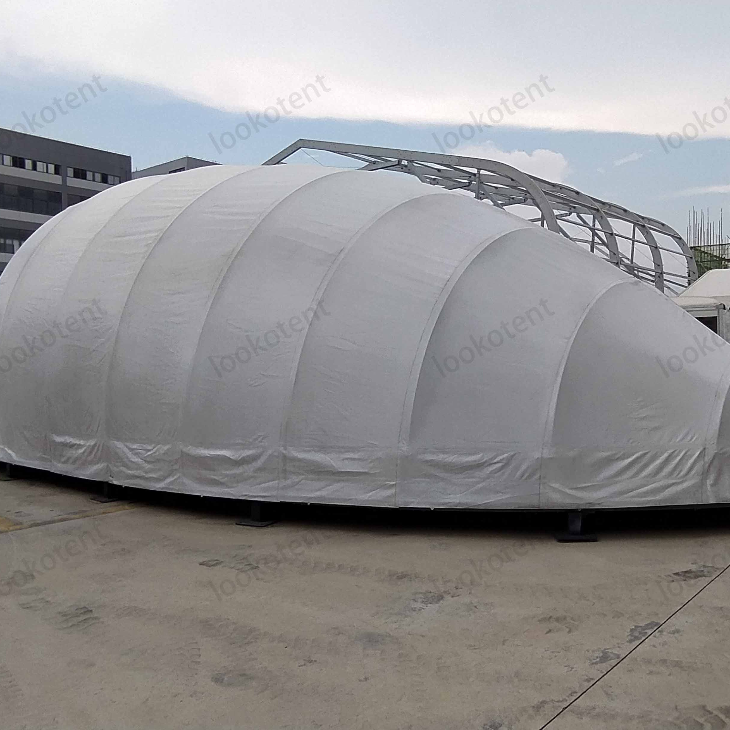 Prefabricated Permanent Membrane Shell Outdoor Camping Resort Hotel Glamping Tents House