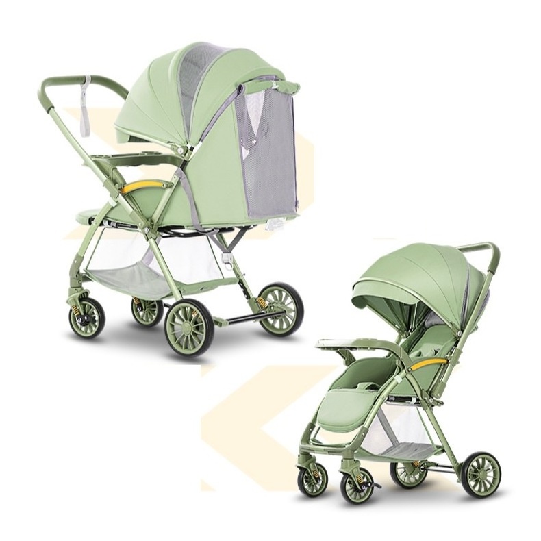 Luxury Multifunctional Baby Cart 2 In 1  Wagon Stroller Baby Stroller 3 In 1 With Car Seat