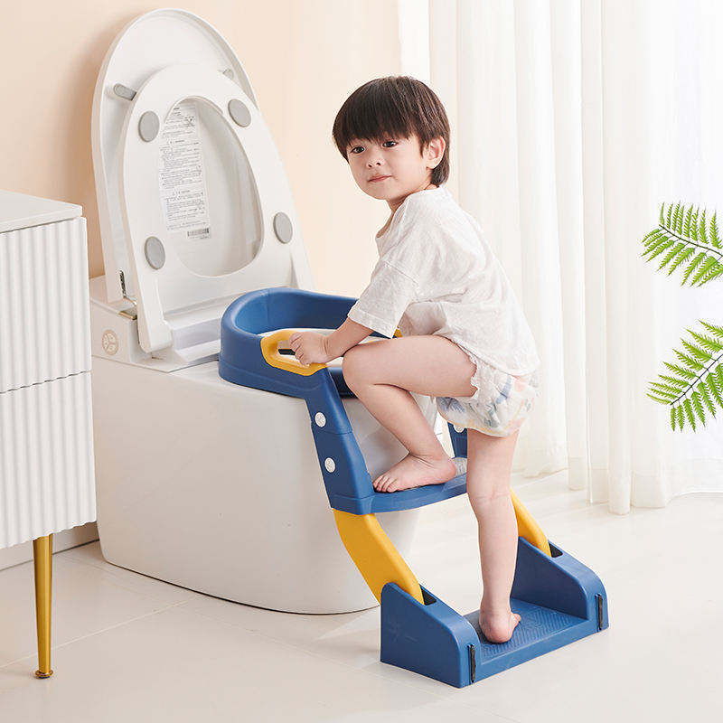 New Design Adjustable Foldable Kids Toilet Potty Training Seat Squatty Baby Step Potty