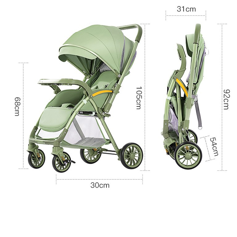 Luxury Multifunctional Baby Cart 2 In 1  Wagon Stroller Baby Stroller 3 In 1 With Car Seat