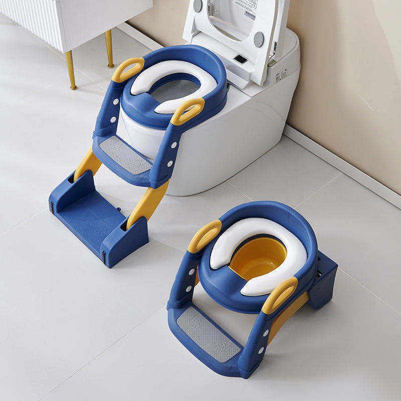 New Design Adjustable Foldable Kids Toilet Potty Training Seat Squatty Baby Step Potty