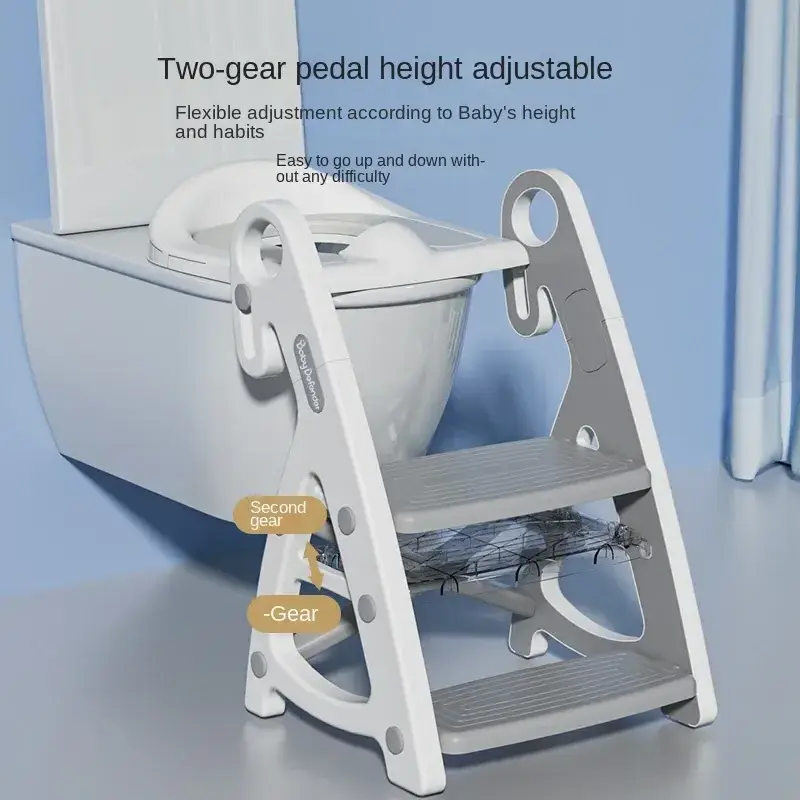 Triangular Structure Stable Baby Potty Chair Fold Toilet Potty Ladder Baby Step Stool For Kids Foldable