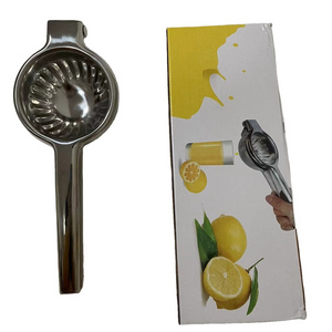 Lemon Squeezer Stainless Steel, Manual Juicer Squeezer, Citrus Squeezer Orange Juicer Fruit Juice Reamer Fast Handle Press Tool