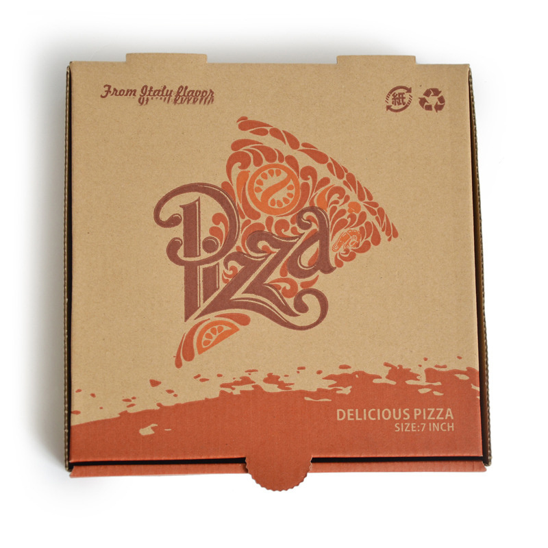 Black pizza box 15inch custom printing pink paper personalised white heated pizza box in italy