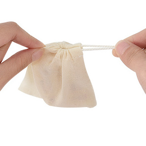 Tea Filter Bags, 50 Pack Reusable Cotton Tea Bags Empty Unbleached Filter Bags