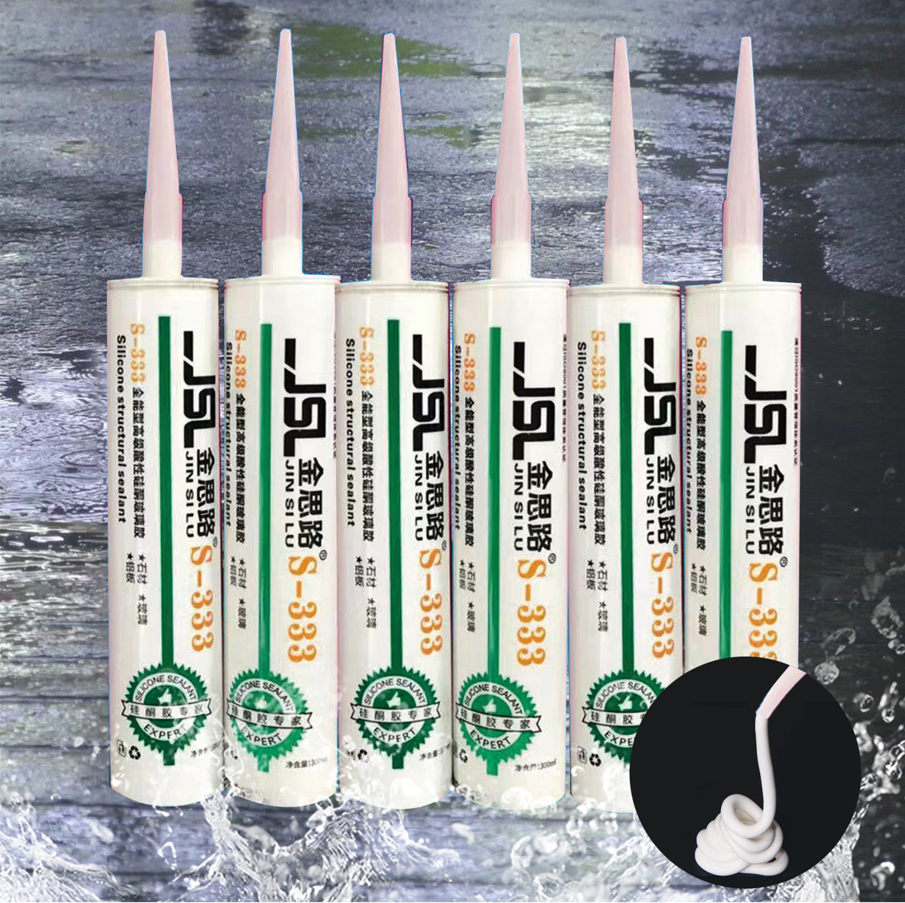 High Quality Gap Sealing Adhesives Glues Marble Tiles Floor Wall  Silicone Sealant