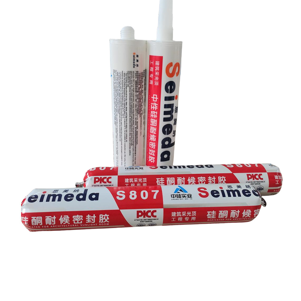 Anti-mildew weather resistance adhesives chemical silicone sealant glue for door window  caulking  sealing  kitchen bathroom