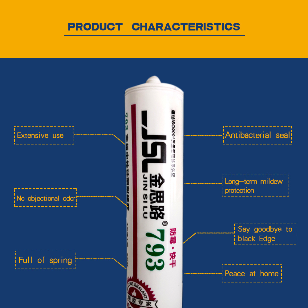 High Quality  Clear/Black/White  GP Sealant Silicone Used For Glass