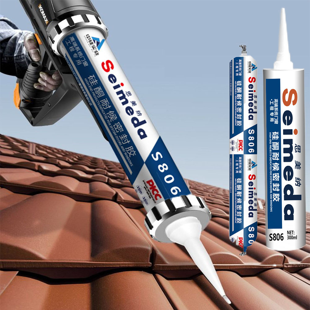 300ml Water Proof Silicone Sealant General Purpose Silicone Sealant Resistant Neutral White Silicone Sealant For Roofing