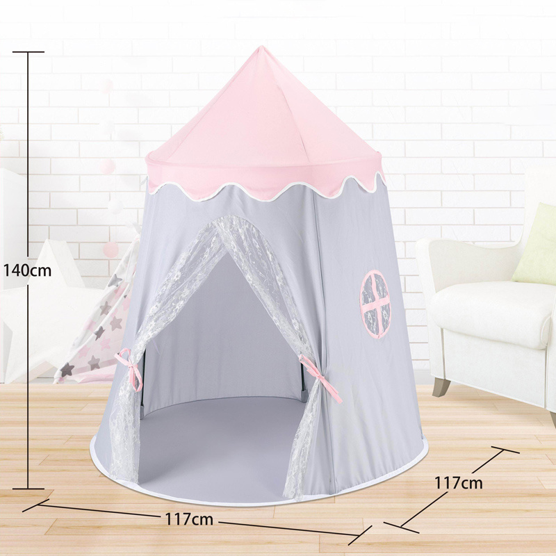 Outdoor Toys Tent Kids Toy Play Teepee Child Baby Indoor Yurt Children House Pink Play Tents