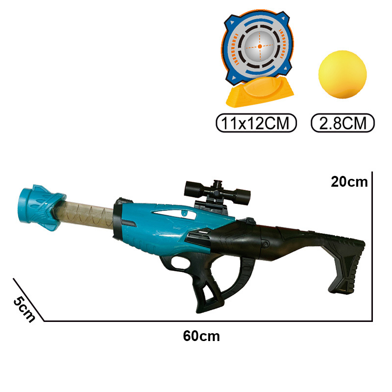 Creative Foam Bullet Toy Gun Kids Shooting Game With Target Children Soft Bullet Shooting Gun