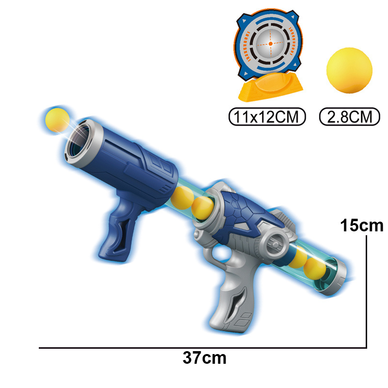 High Quality Air Soft Bullet Gun Power Pump Air Powered Shooter Gun Foam Ball Soft Bullet Gun